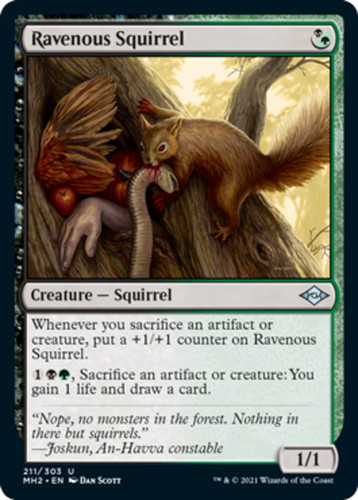 Ravenous squirrel mtg - x4,